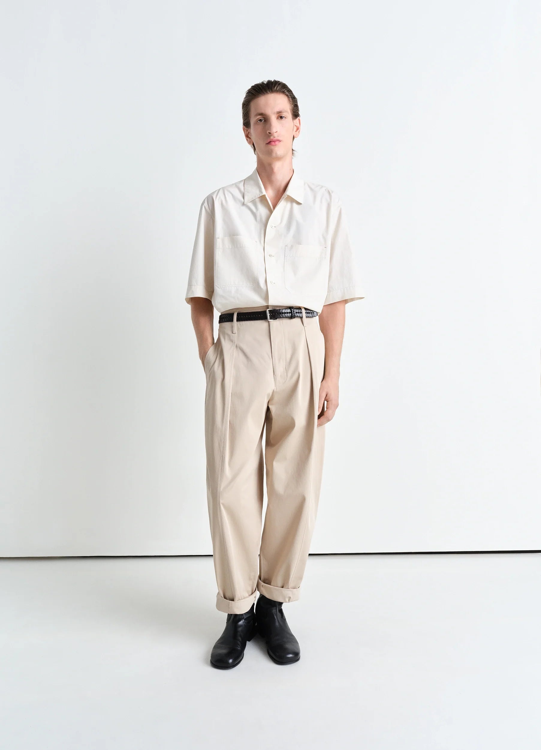 MAXI PLEATED PANTS - 2