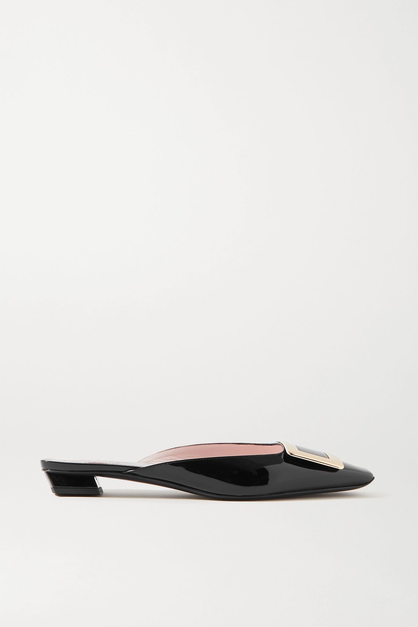 Belle Vivier patent-leather mules - 1