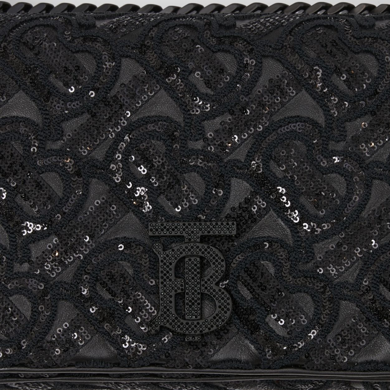 Sequinned Monogram Leather Small Lola Bag - 2