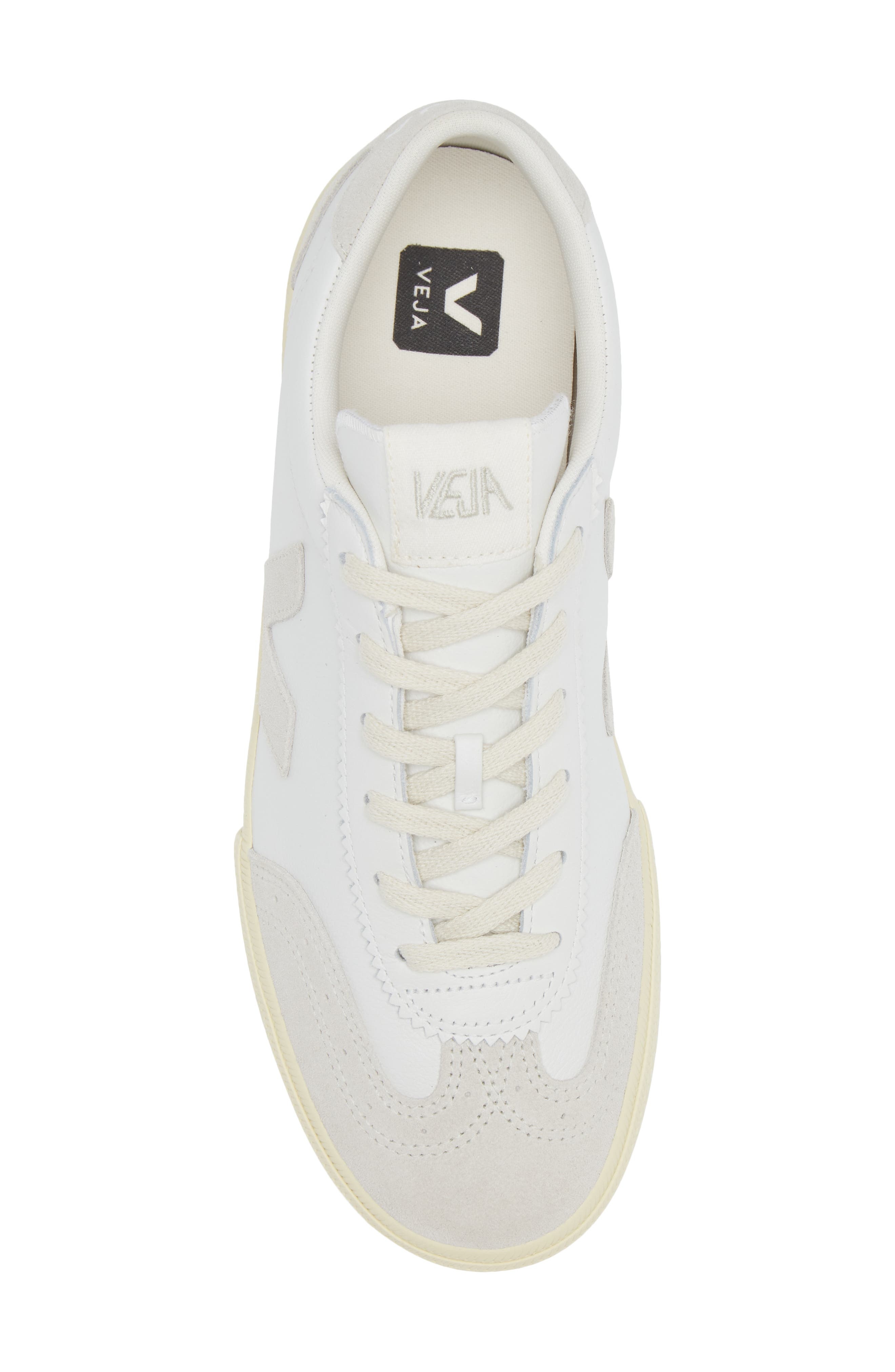 Veja Volley Leather Sneaker in White Natural at Nordstrom - 5