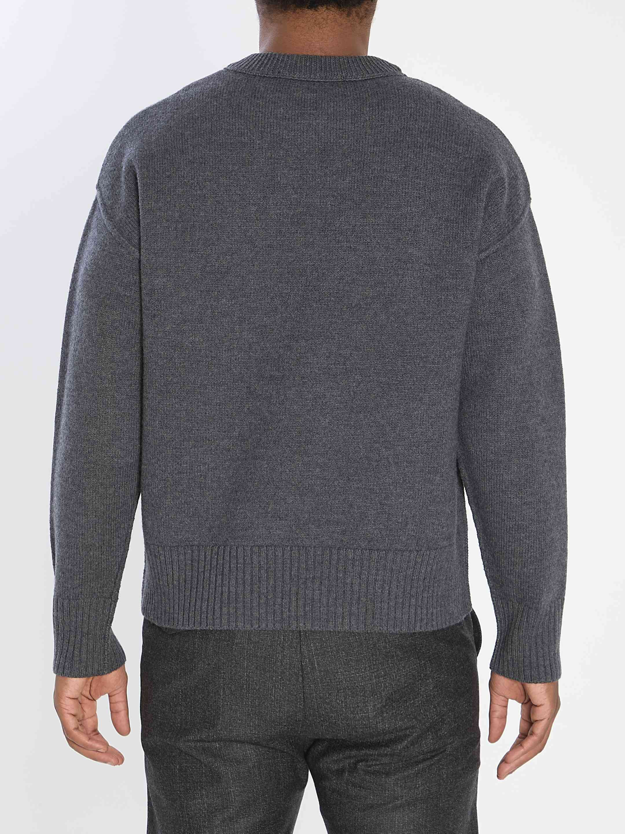 Ami Paris Men Ami De Coeur Sweater - 4