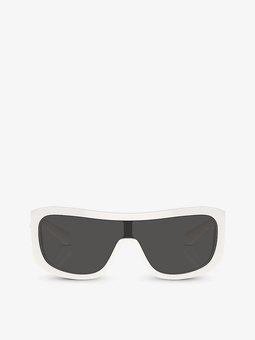DG4454 rectangle-frame acetate sunglasses - 1