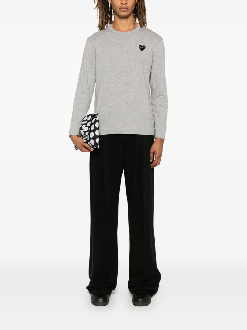 Comme des Garçons PLAY heart-patch T-shirt outlook