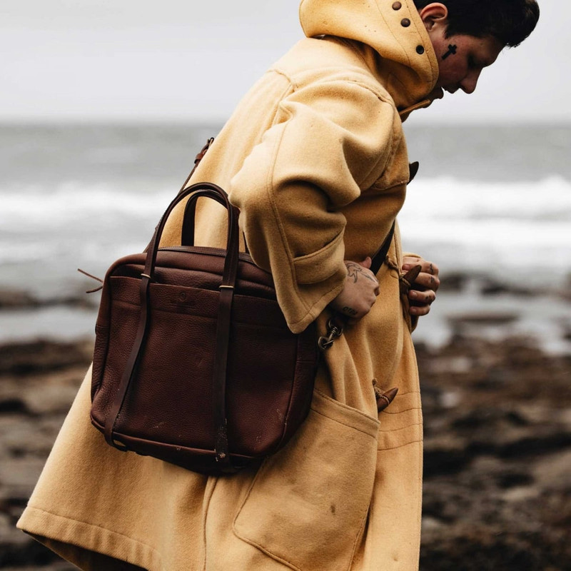 REPORT BUSINESS BAG - AMBER BROWN 7