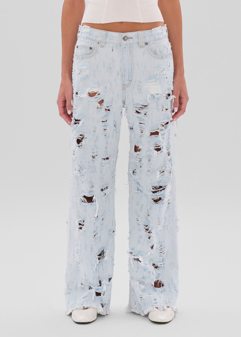 Haikure Winny Jeans - Light Blue Destroy 4