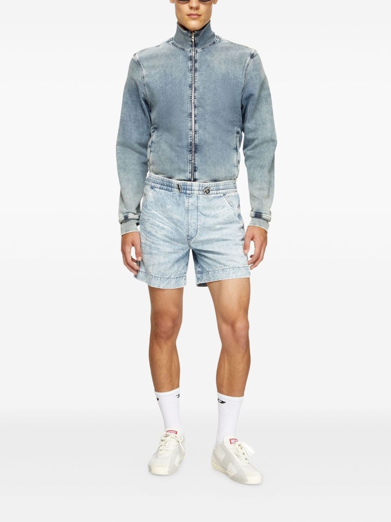 Diesel D-Tenni-S elasticated denim shorts outlook