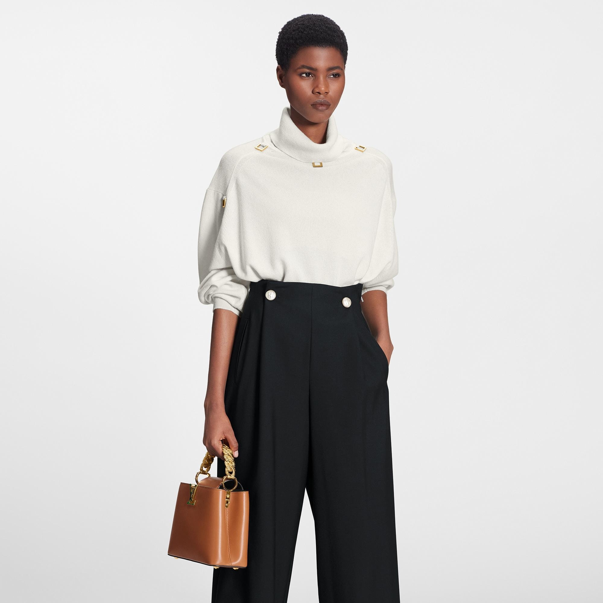 Wool Toile Dart Pants - 5