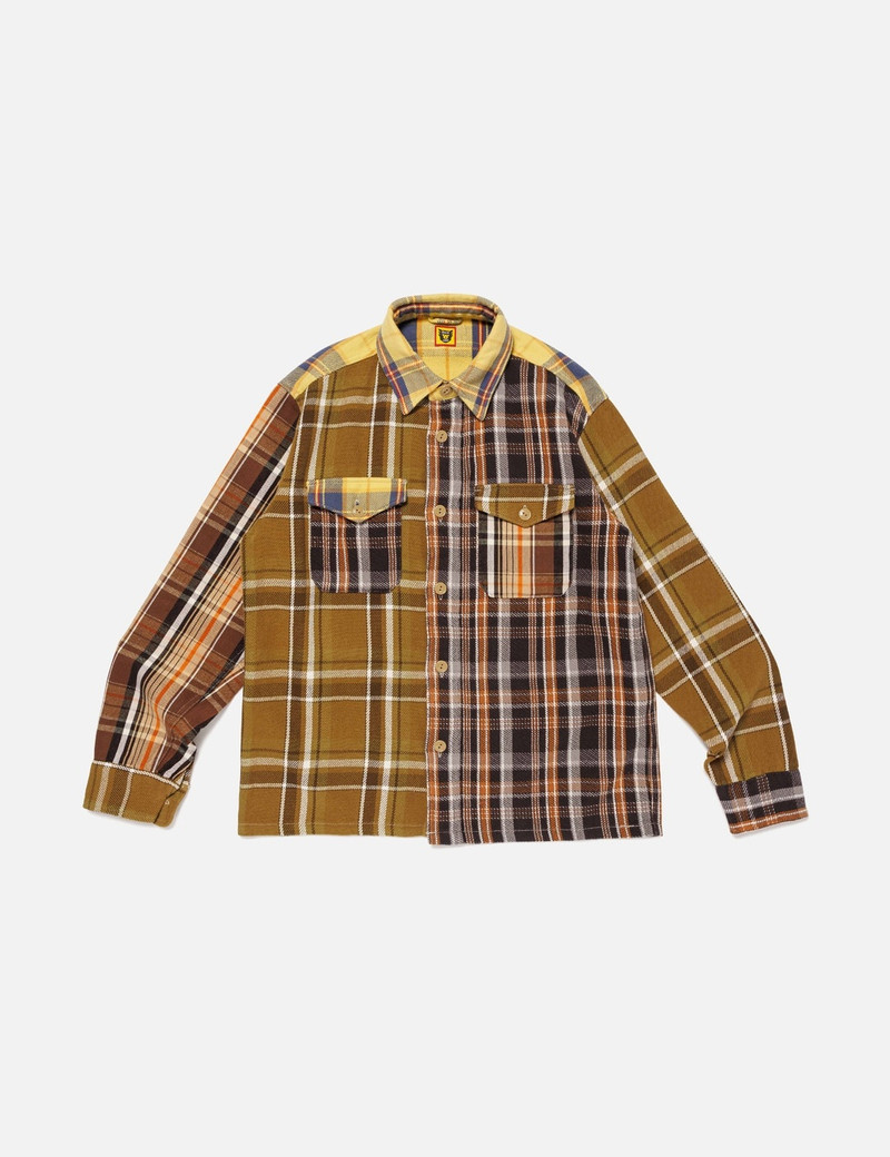 CRAZY CHECK LONG SLEEVE SHIRT - 1