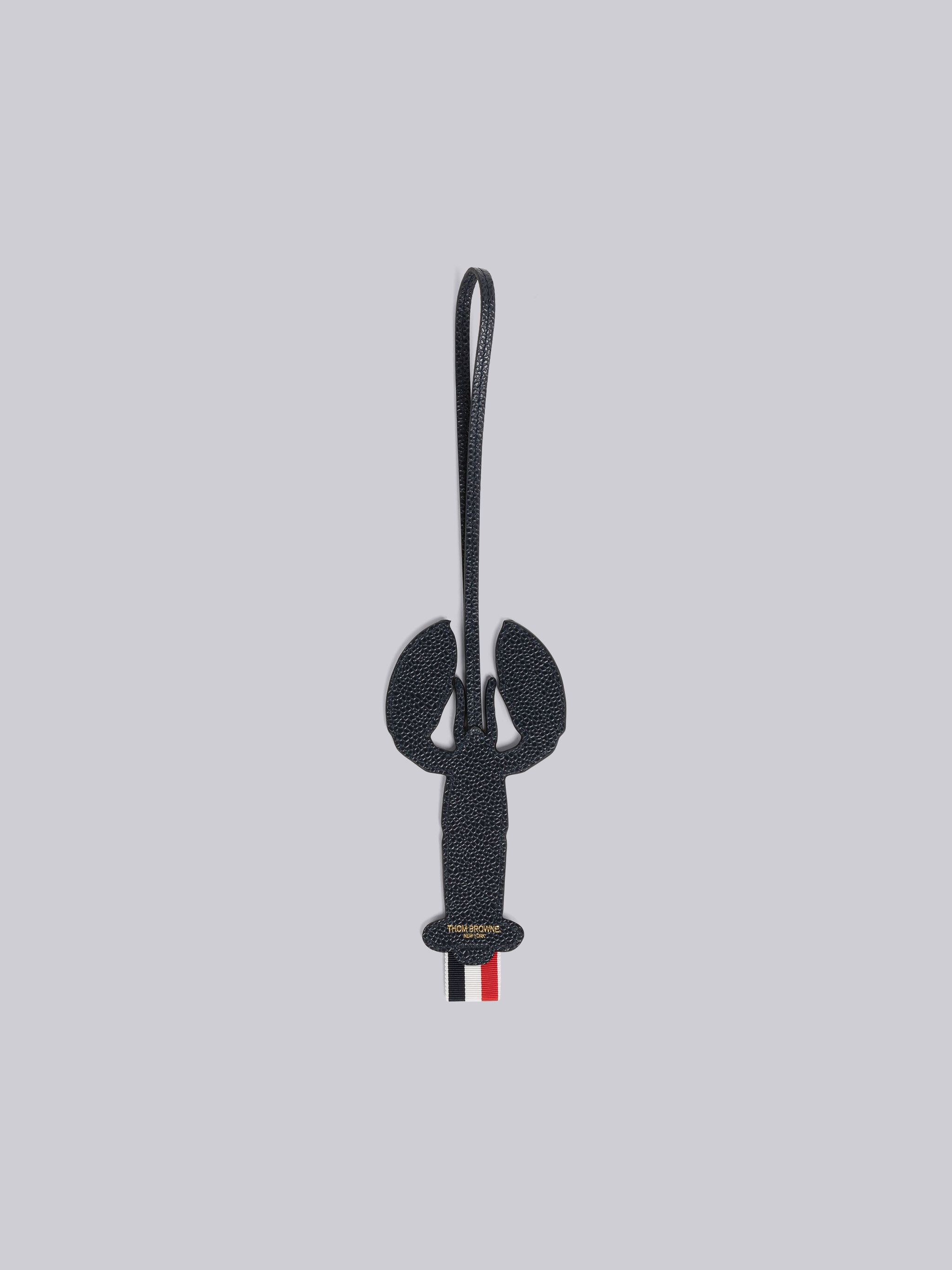 Pebble Grain Leather Lobster Charm - 3