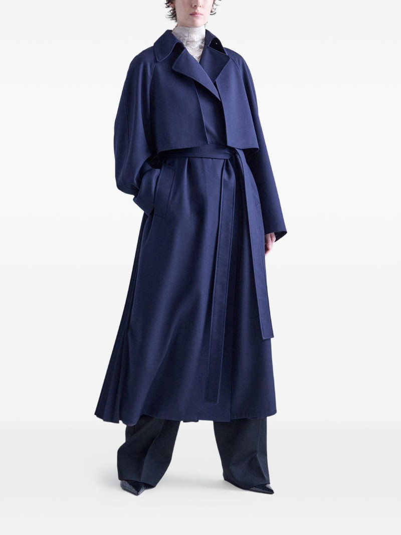FFORME Lennox pleated trench coat outlook
