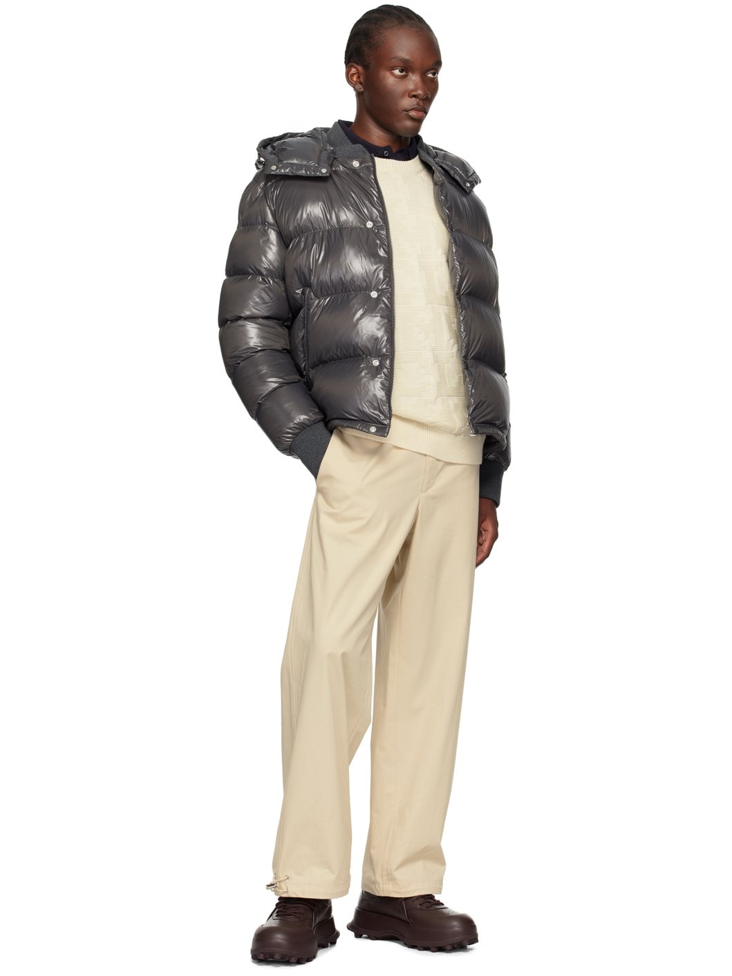 Black Maljasset Short Down Jacket - 5