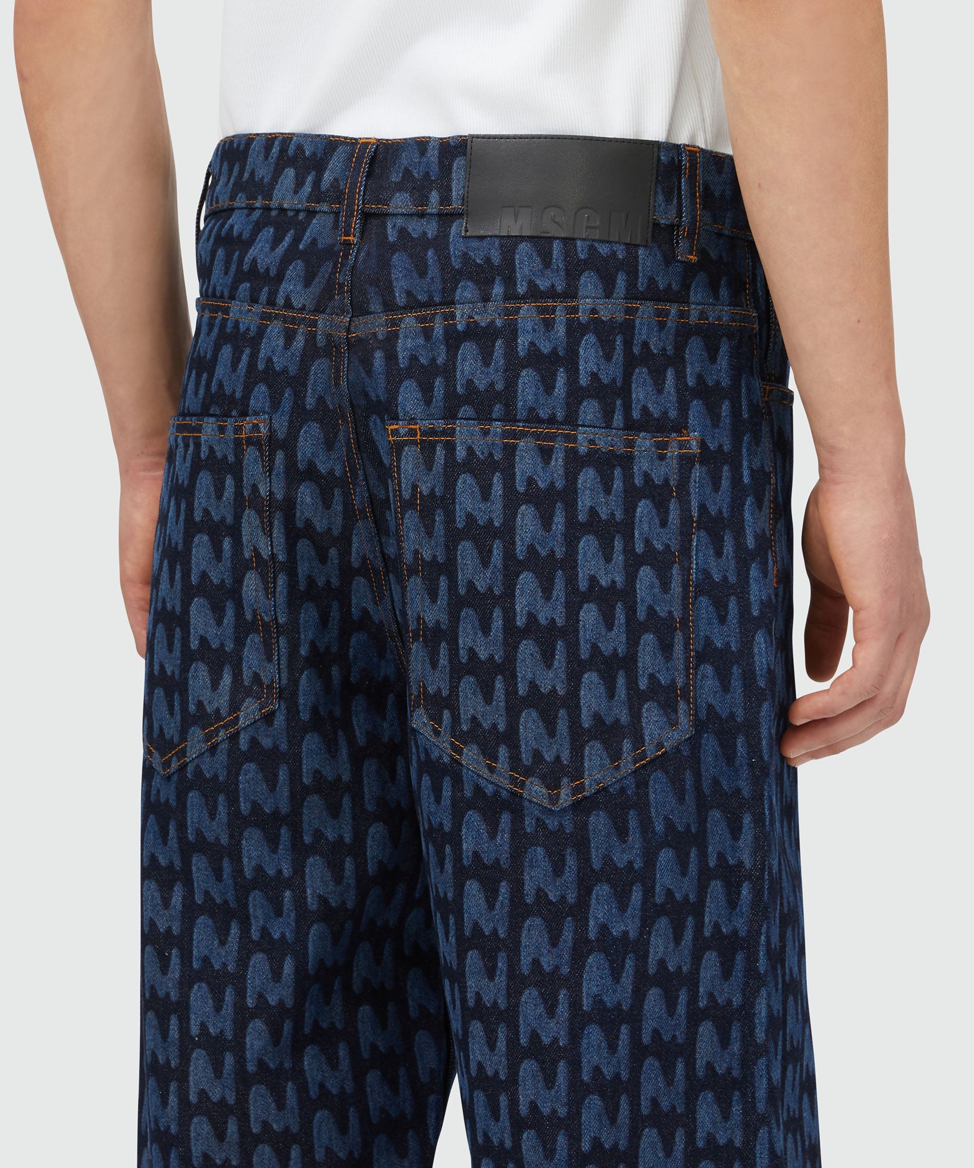 "TheMwave" denim pants - 5