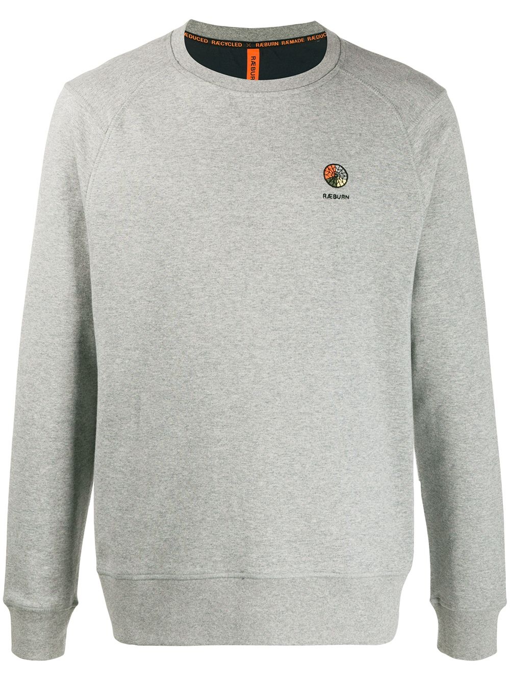 embroidered logo sweatshirt - 1