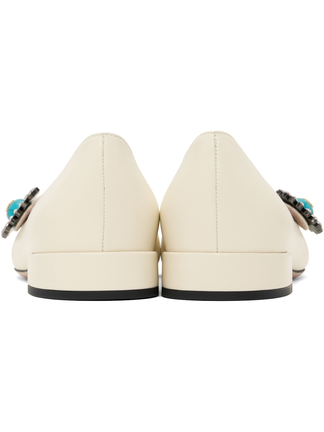 Off-White Mary-Jane Preshoes Ballerina Flats - 2