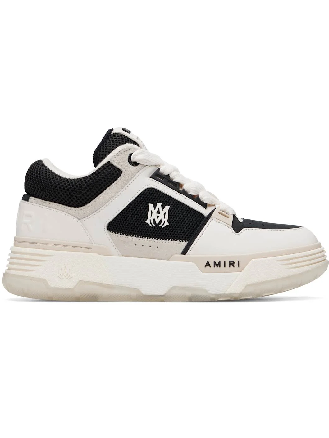White & Black MA-1 Sneakers - 1