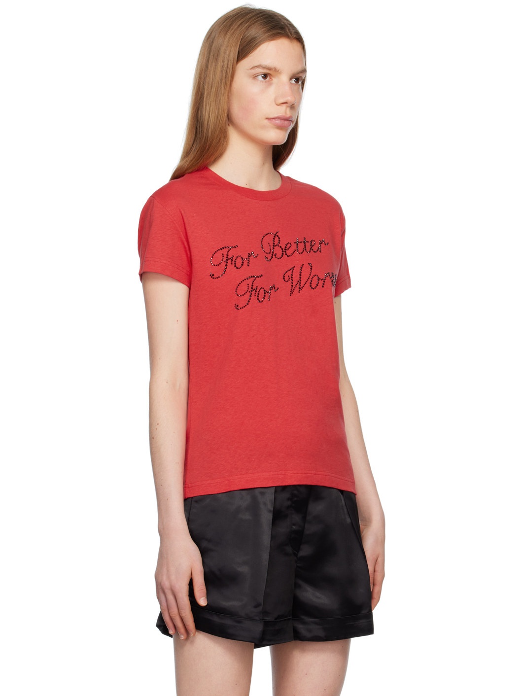 Red Rhinestone T-Shirt - 2