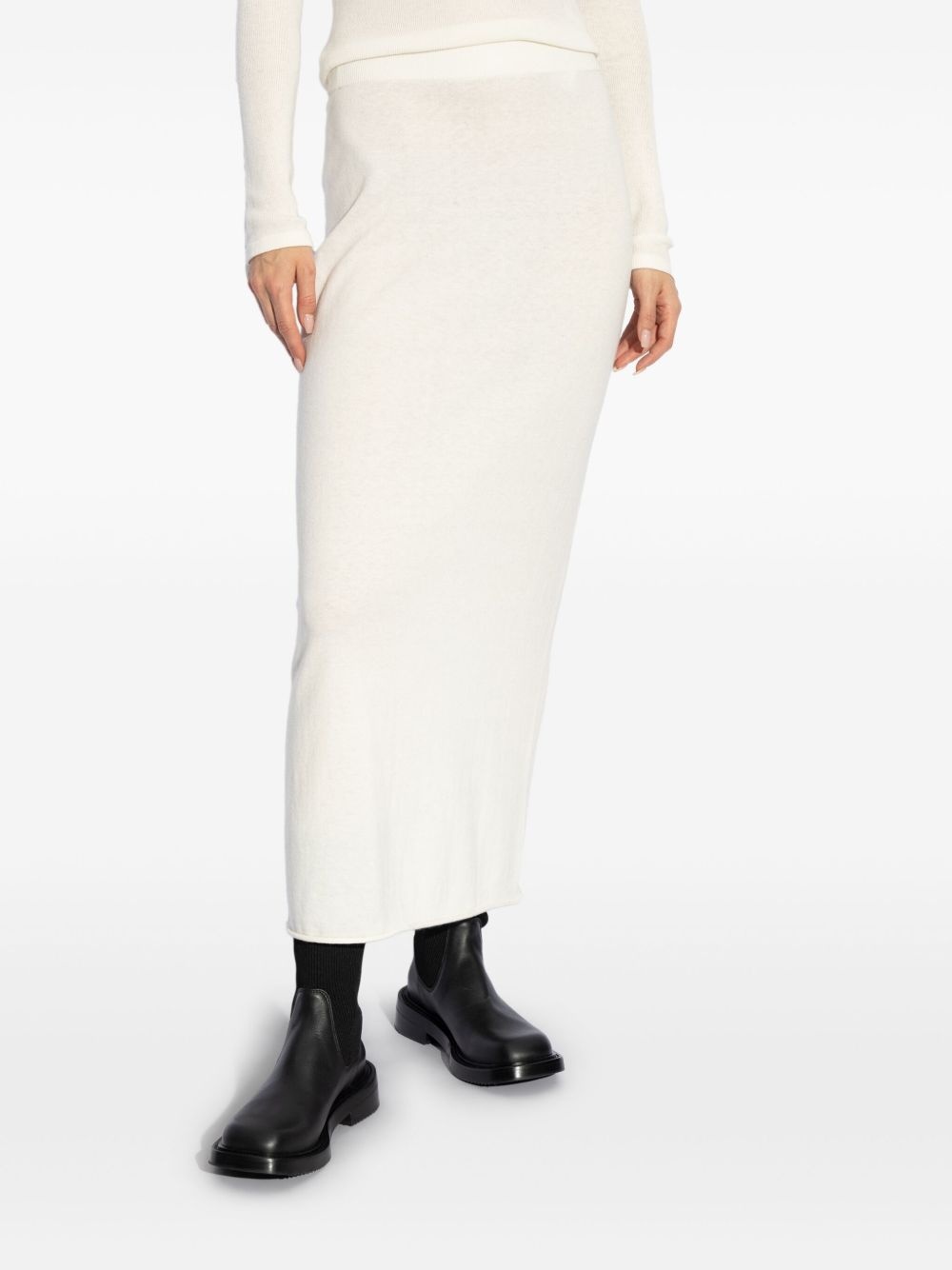 knitted column skirt - 3