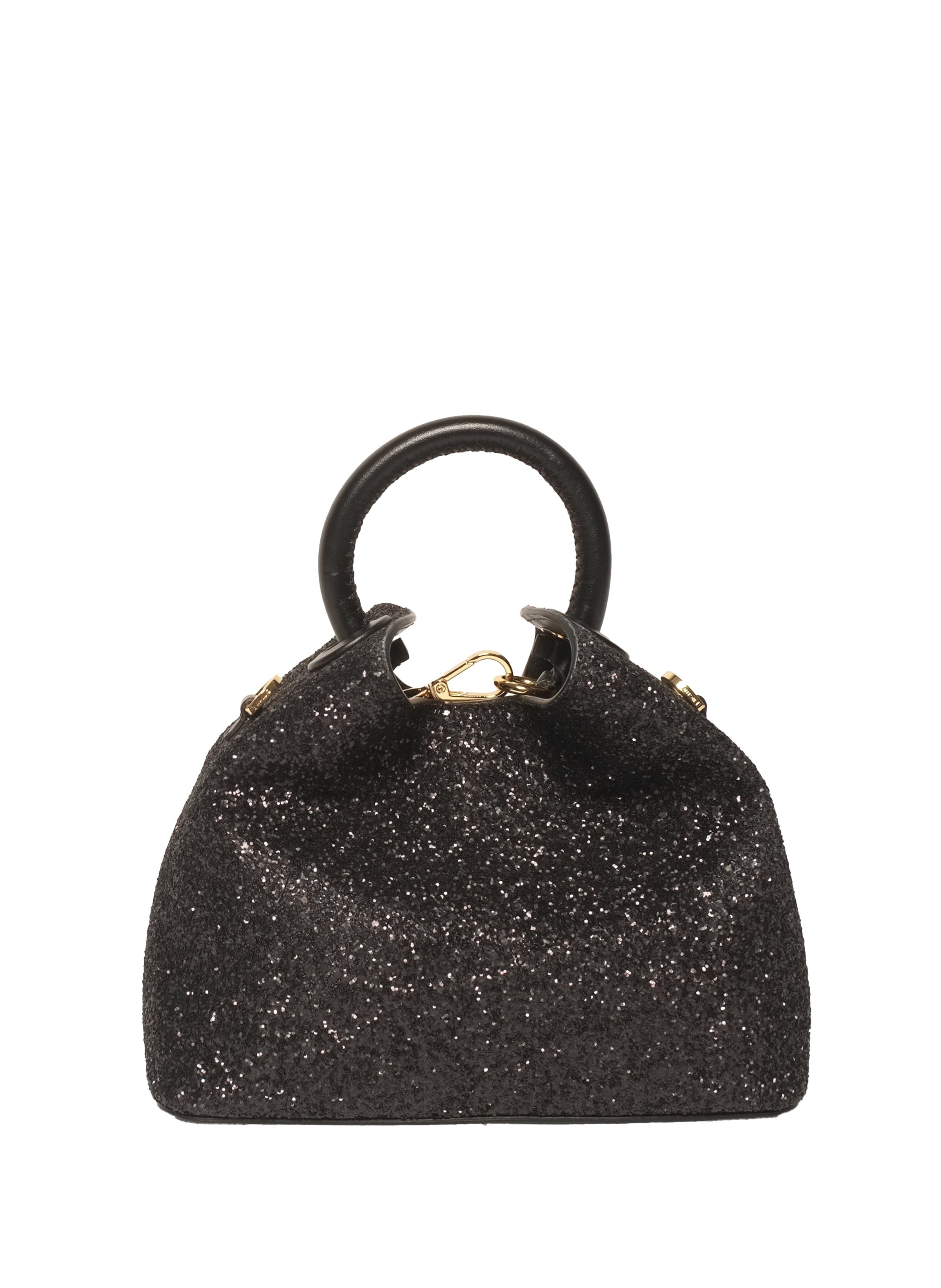 Baozi Glitter/Leather Black - 1
