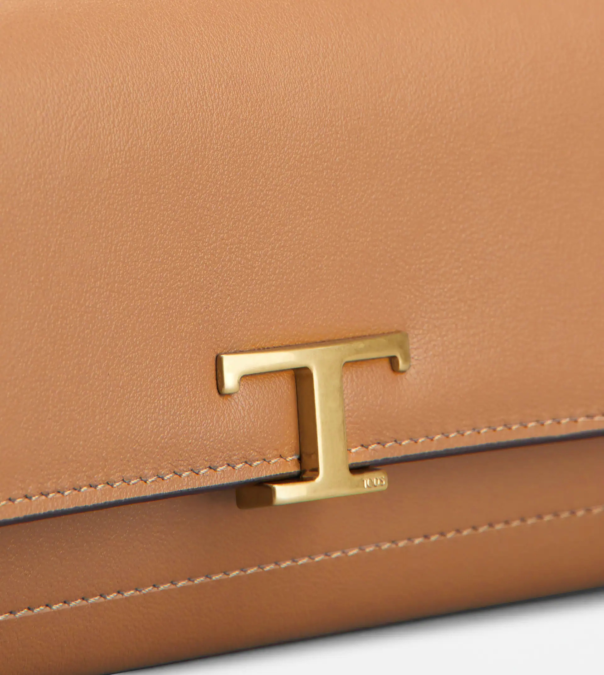 T TIMELESS WALLET IN LEATHER - BROWN - 5