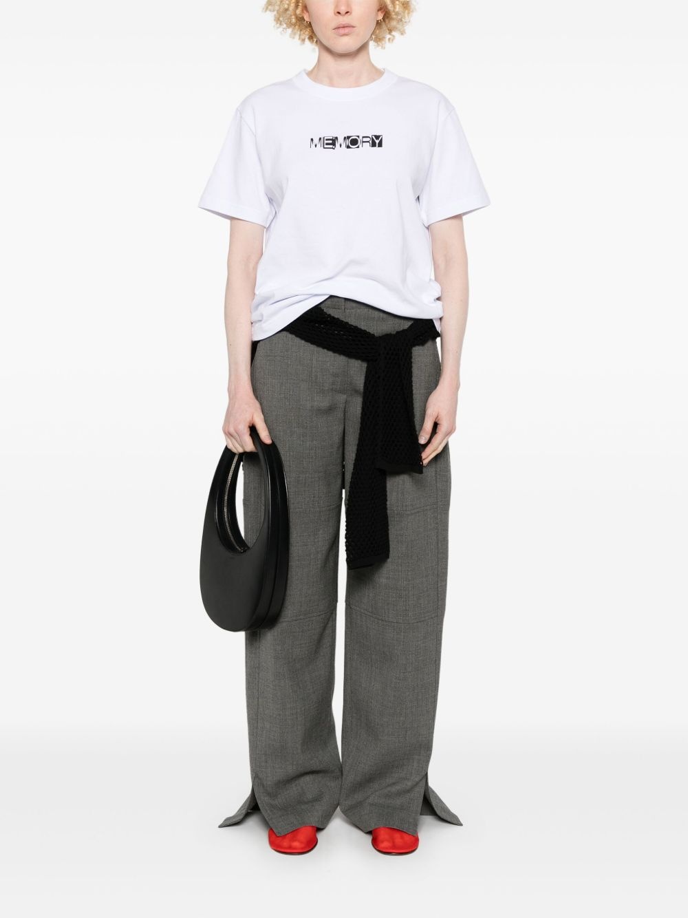 slogan-print T-shirt - 2