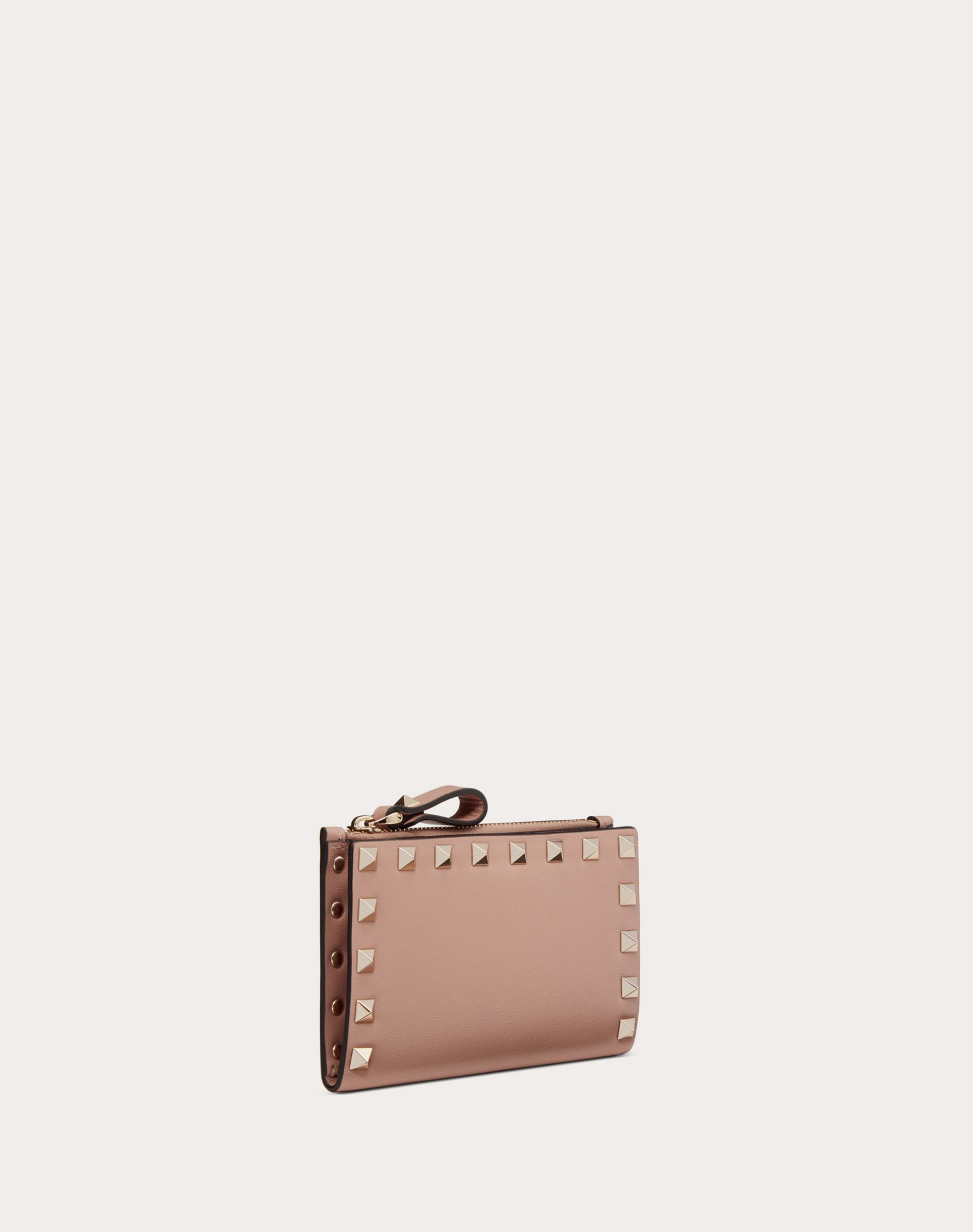 Rockstud Calfskin Coin Purse and Cardholder - 4