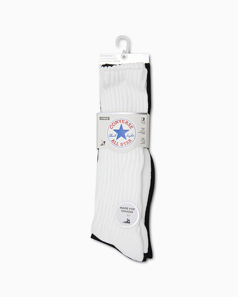 Converse 2-Pack Women's Slouchy High Crew Socks outlook