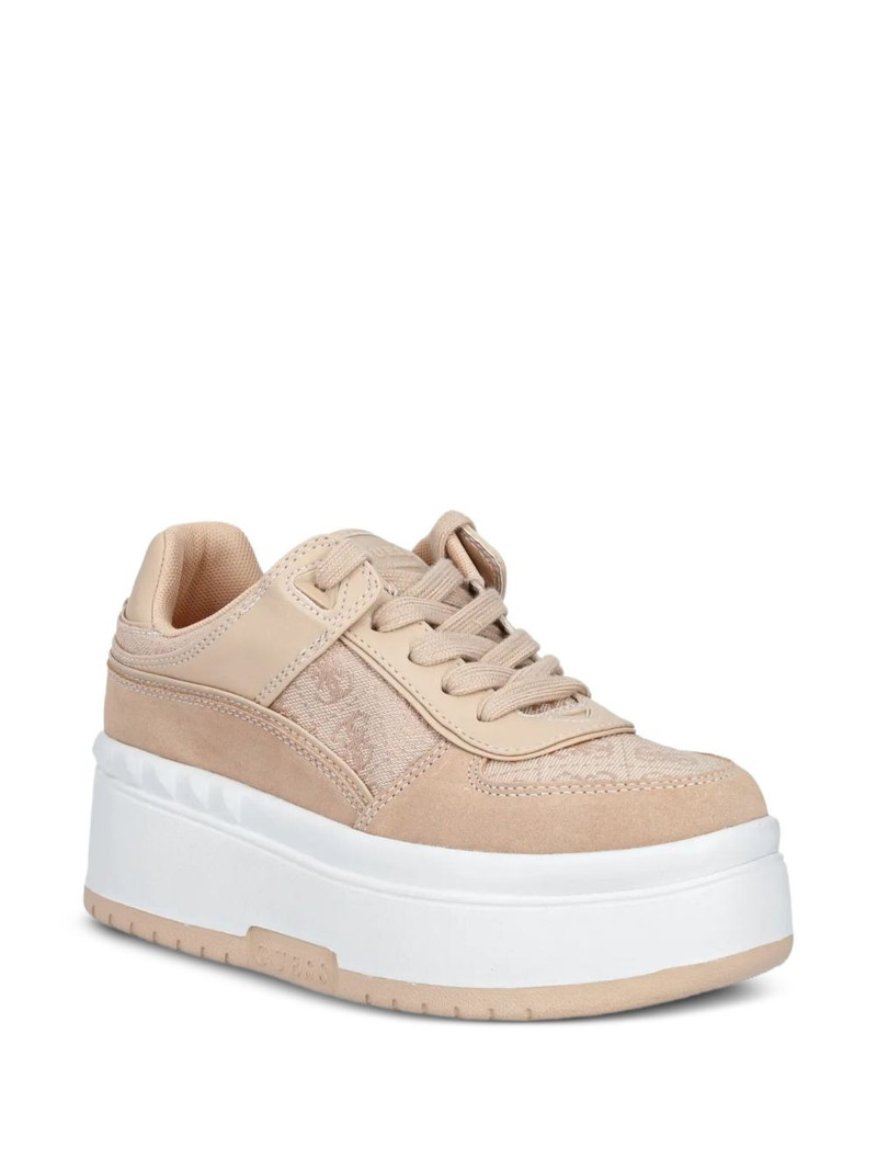 GUESS USA 60mm Ridgee platform lace-up sneakers outlook