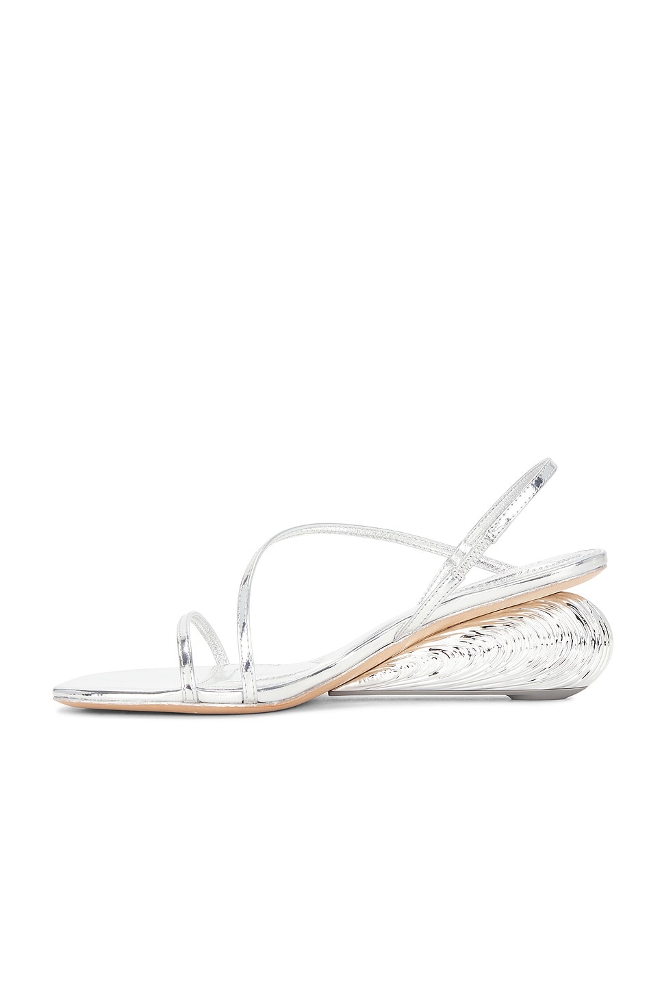 Bridget Oyster Shell Wedge Sandal - 5