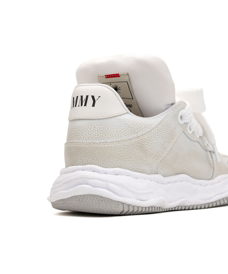 "WAYNE PUFFER" OG Sole Brushed Shrink Leather Low-top Sneaker 12