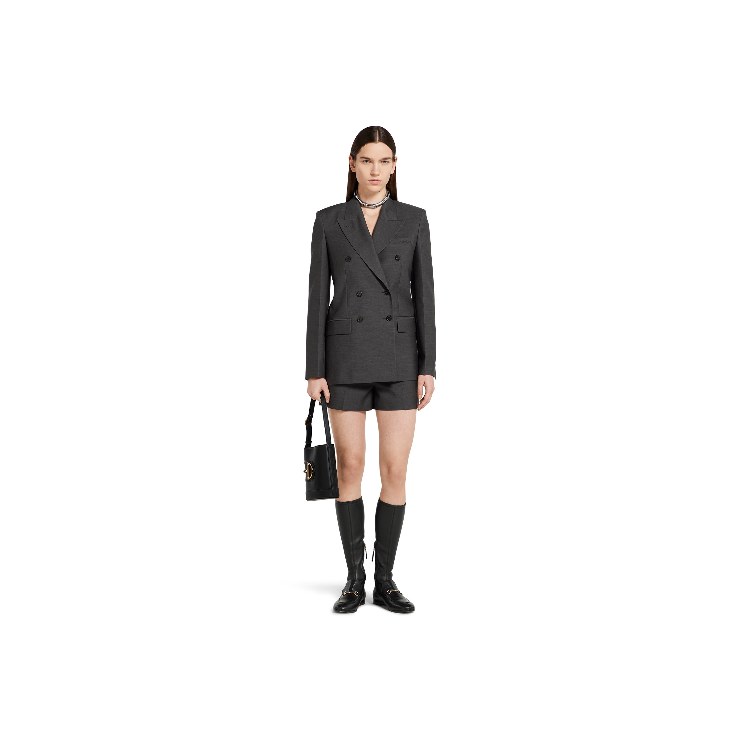 Wool mini shorts - 2