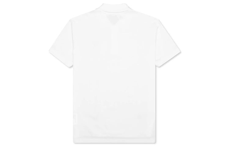 COMME des GARCONS PLAY Polo Black Emblem 'White' AZ-T066-051-2 - 2