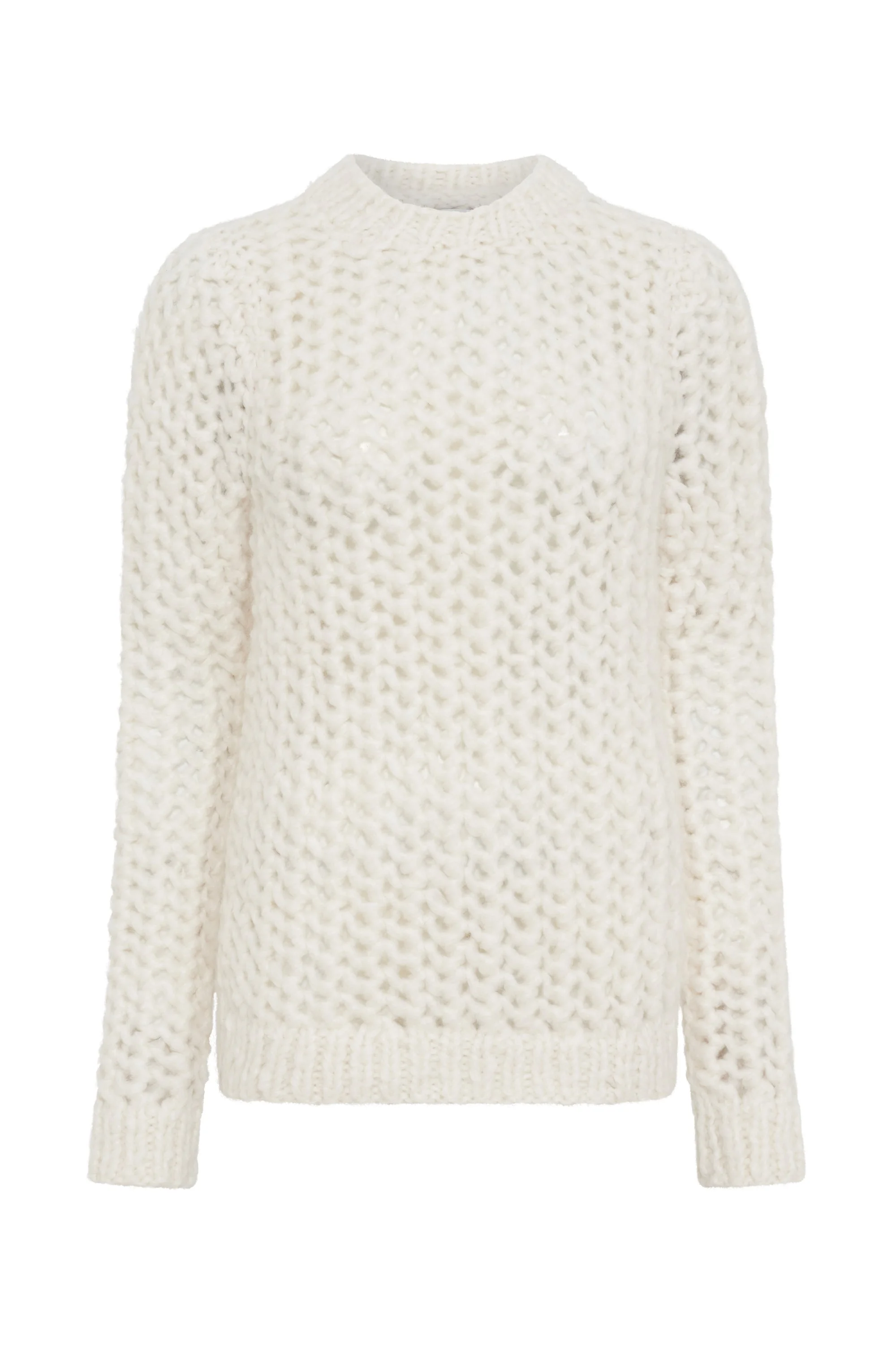 Veralune Knit Sweater in Off White Welfat Cashmere - 1