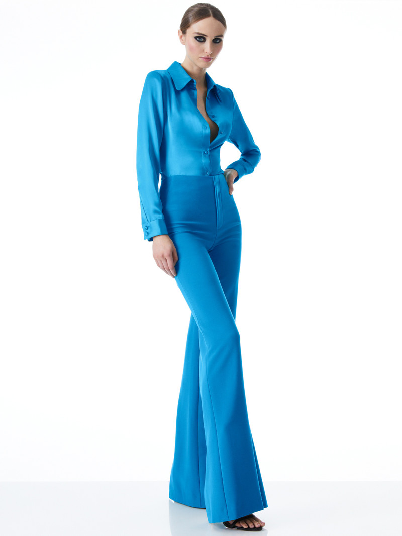 PAULA HIGH WAISTED PANT WITH BACK SLIT 6