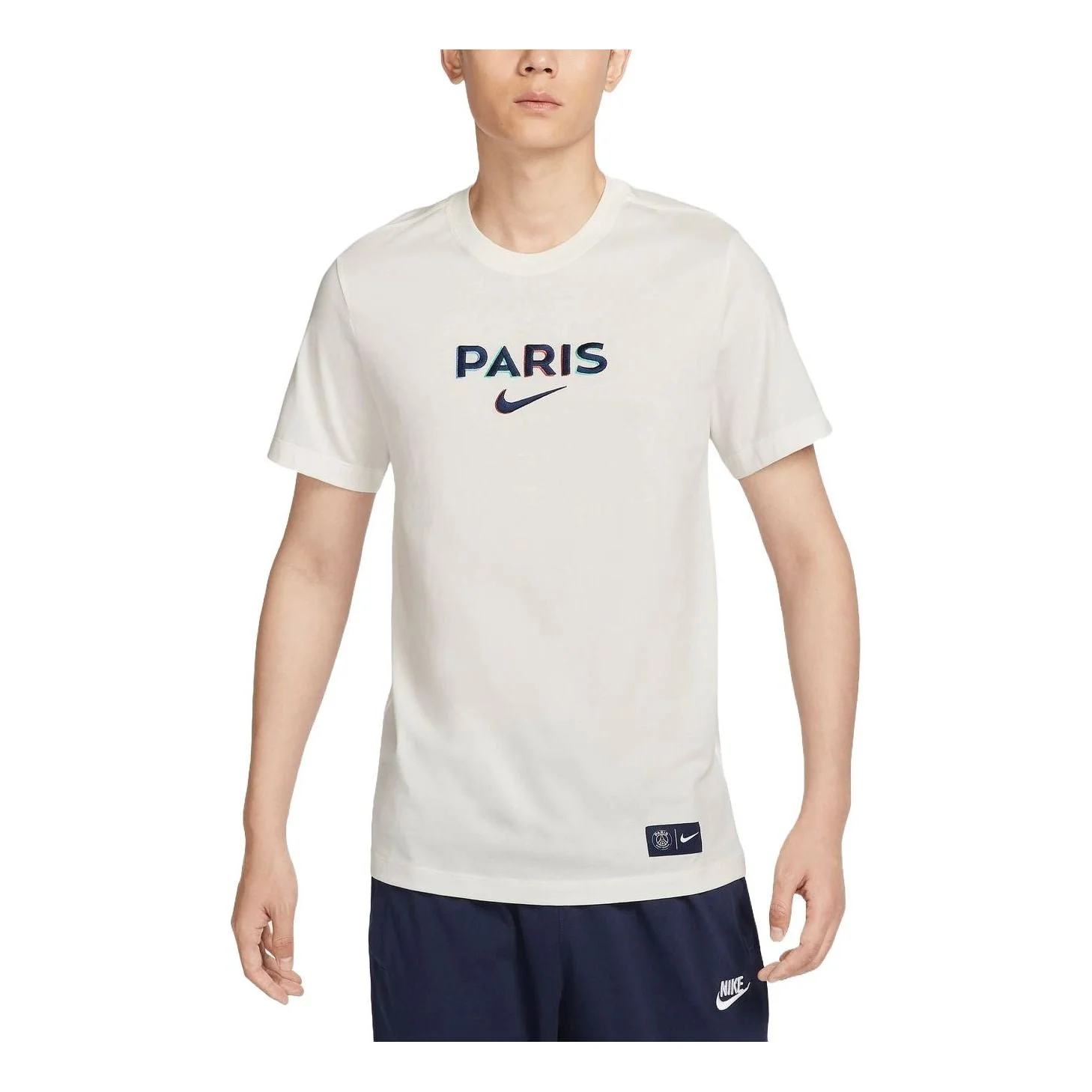 Nike Paris Saint-Germain Soccer T-Shirt Asia Sizing 'Sail' HJ9761-133 - 1