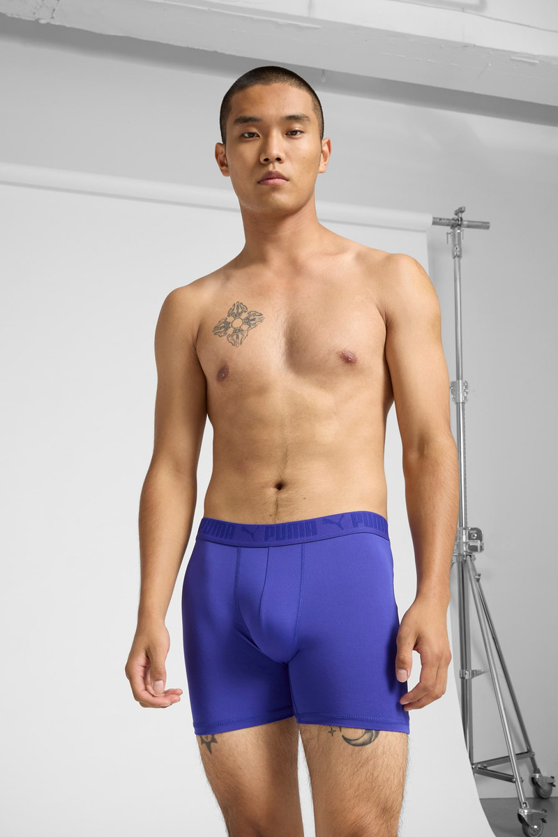 PUMA Men's Athletic Fit Boxer Briefs (3 Pack) outlook
