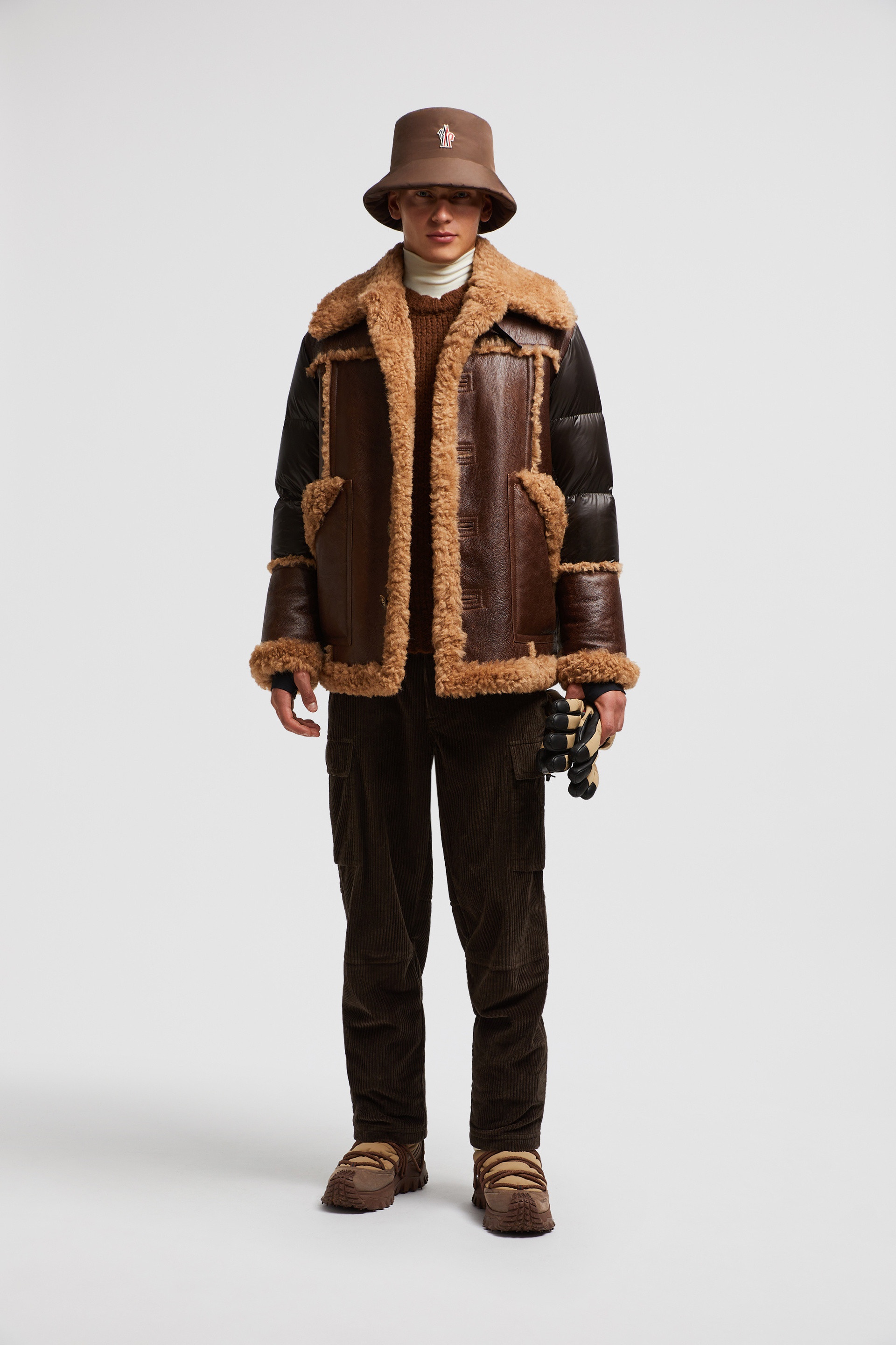 Elbrus Shearling Short Down Jacket - 2