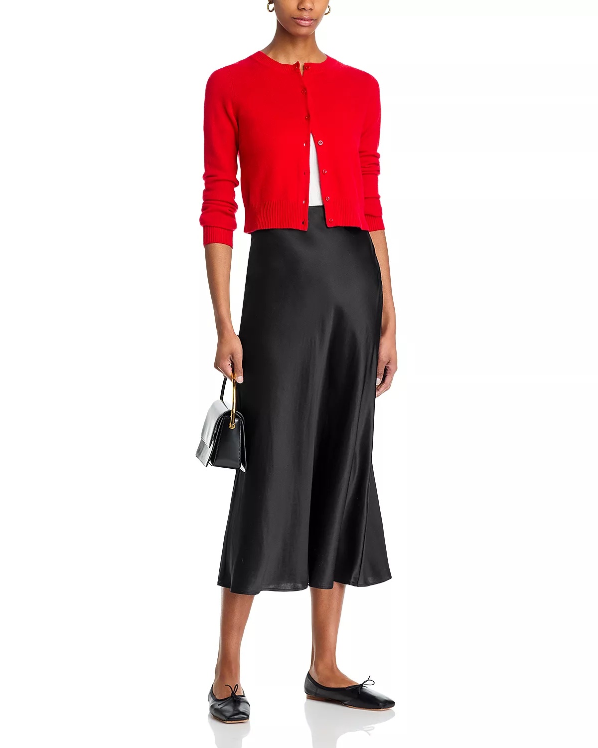 Bias Slip Midi Skirt - 2