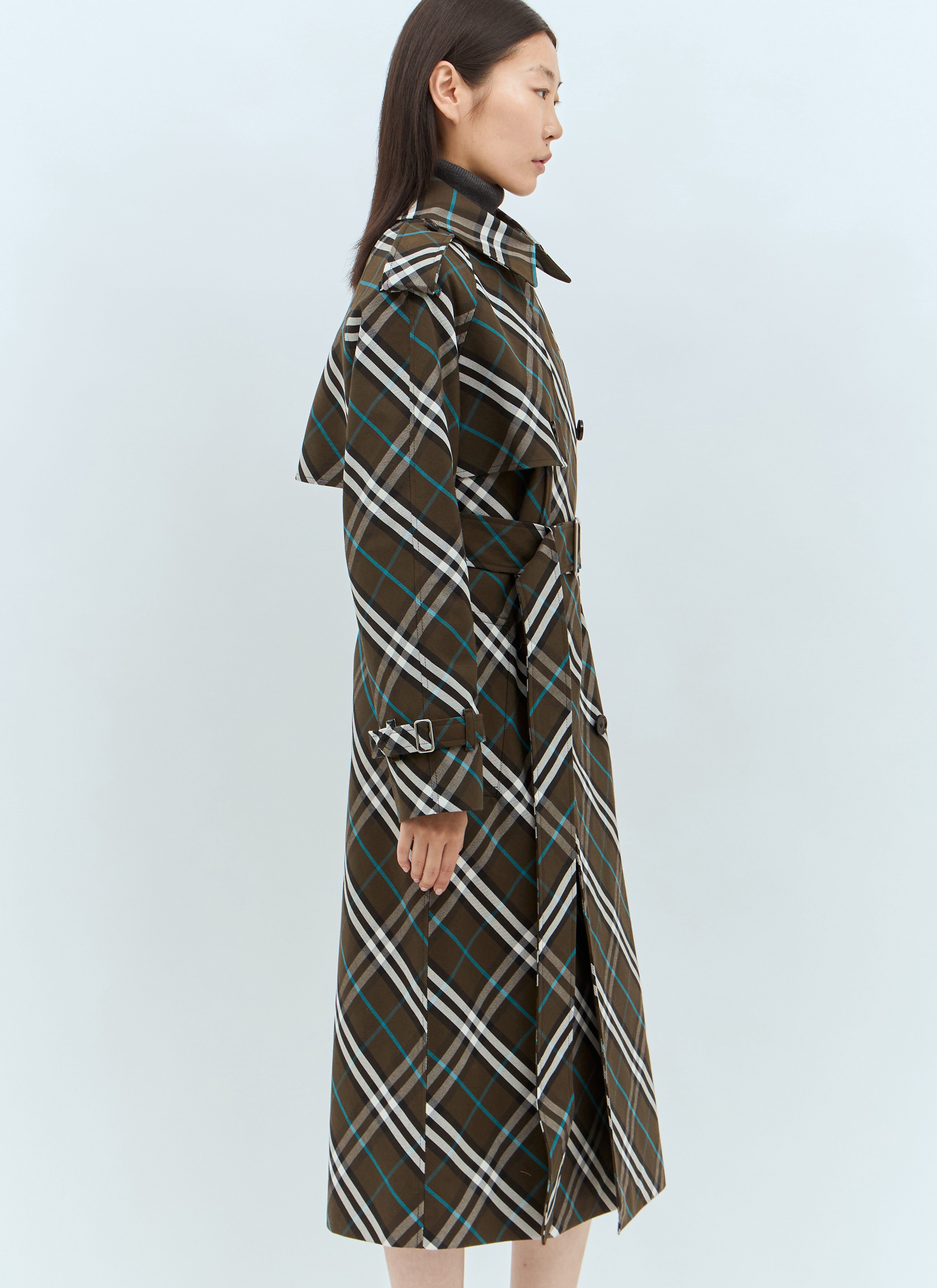 Check Twill Trench Coat - 2