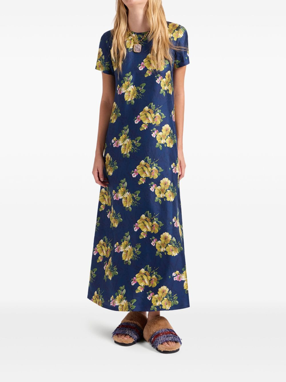 Swing floral-print maxi dress - 2