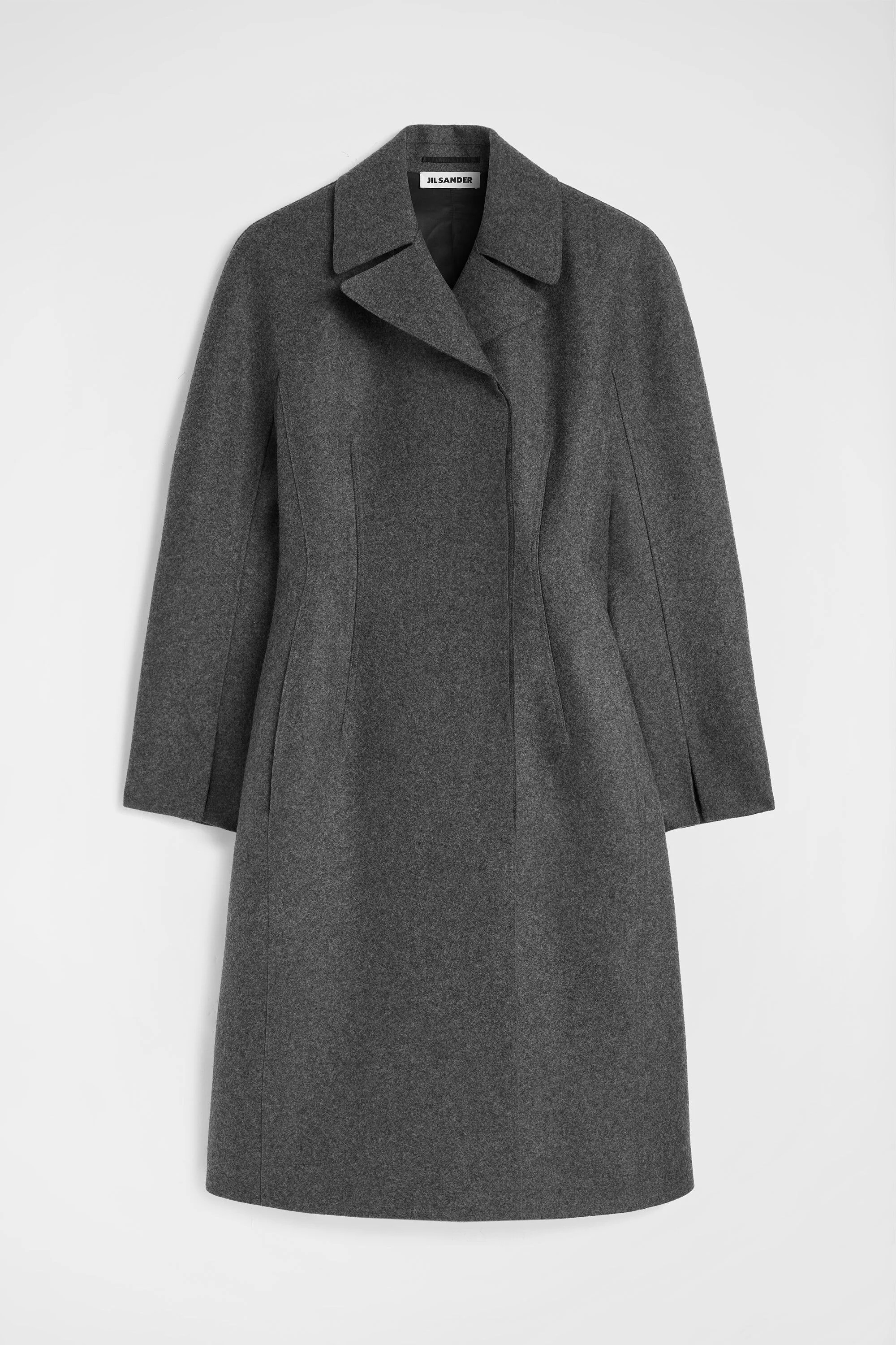 Melange Wool Coat - 1