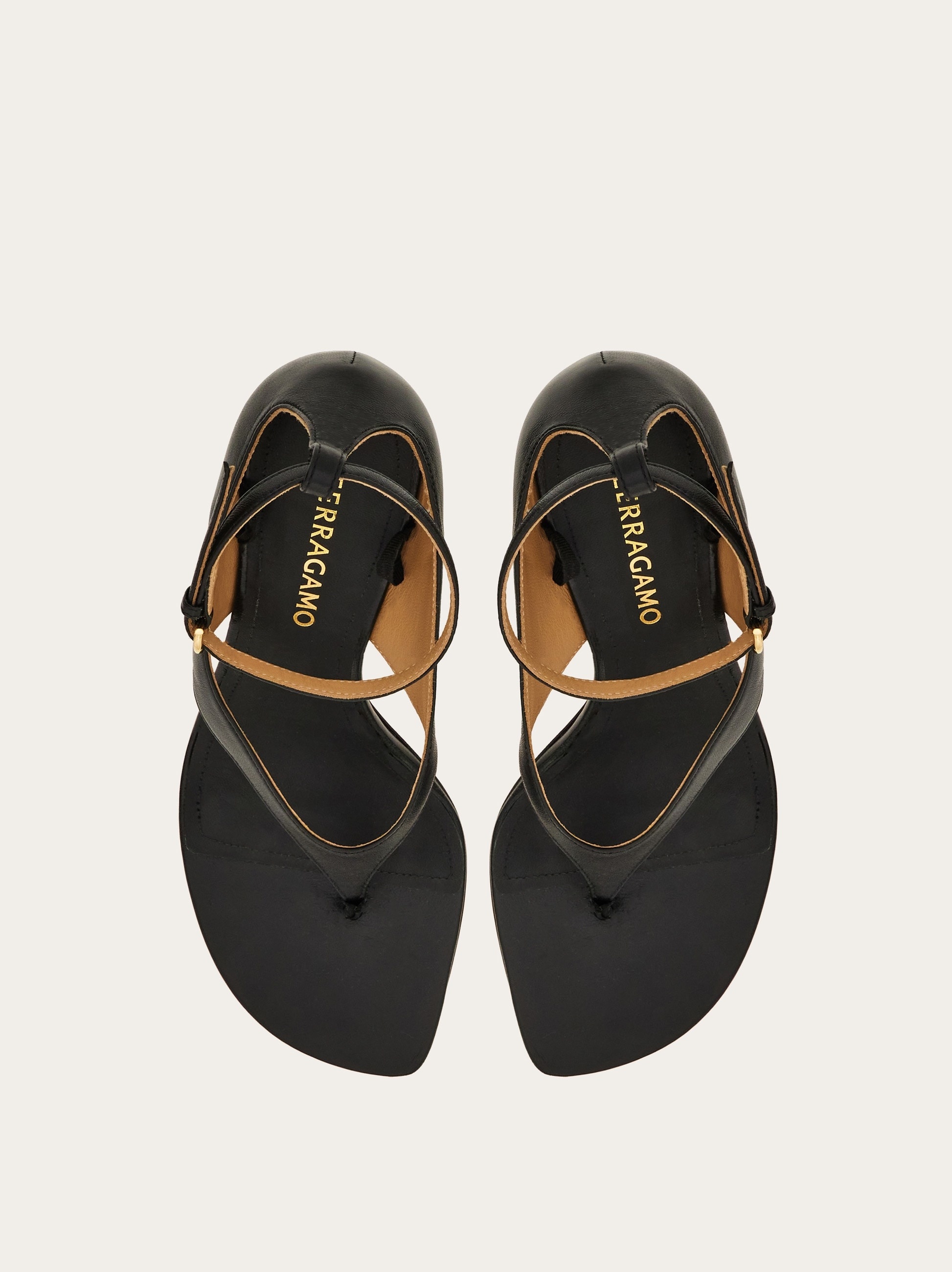 Heeled sandal with ribbon - 2