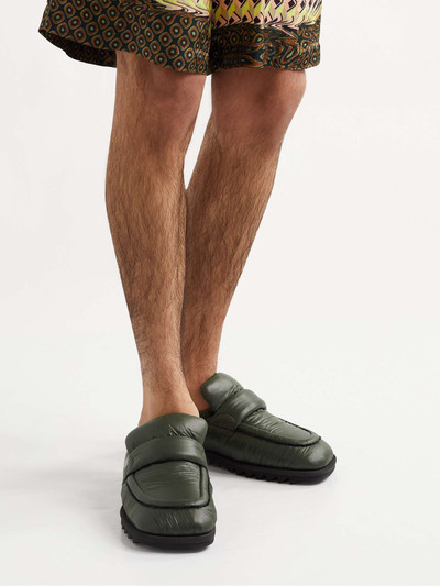 Dries Van Noten Padded Nylon Loafers outlook