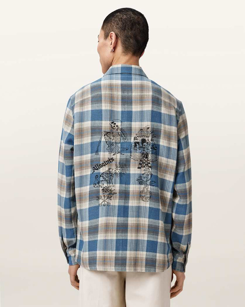 ATLA RELAXED LONG SLEEVE CHECK SHIRT 6