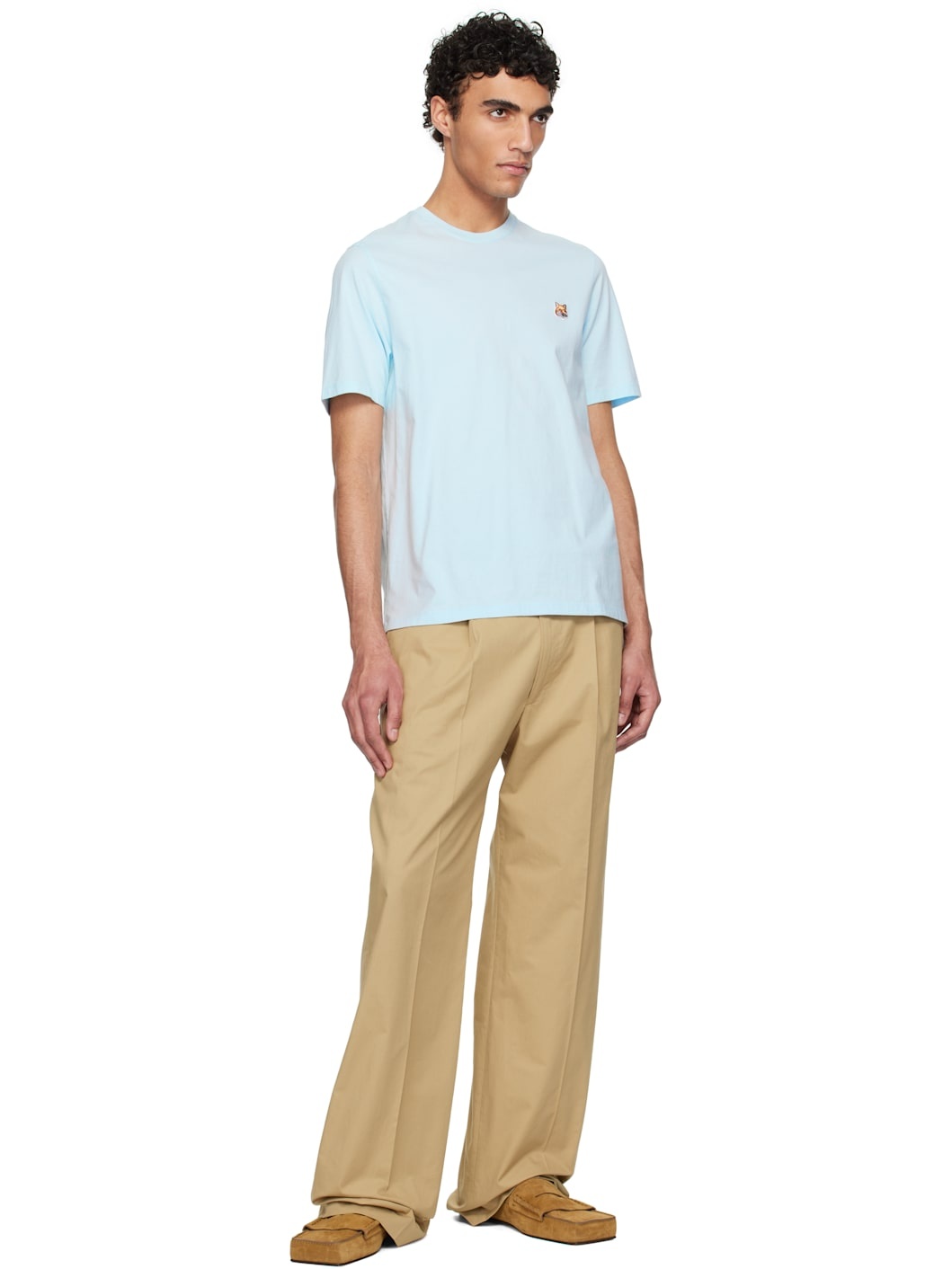 Blue Fox Head Patch Regular T-shirt - 4