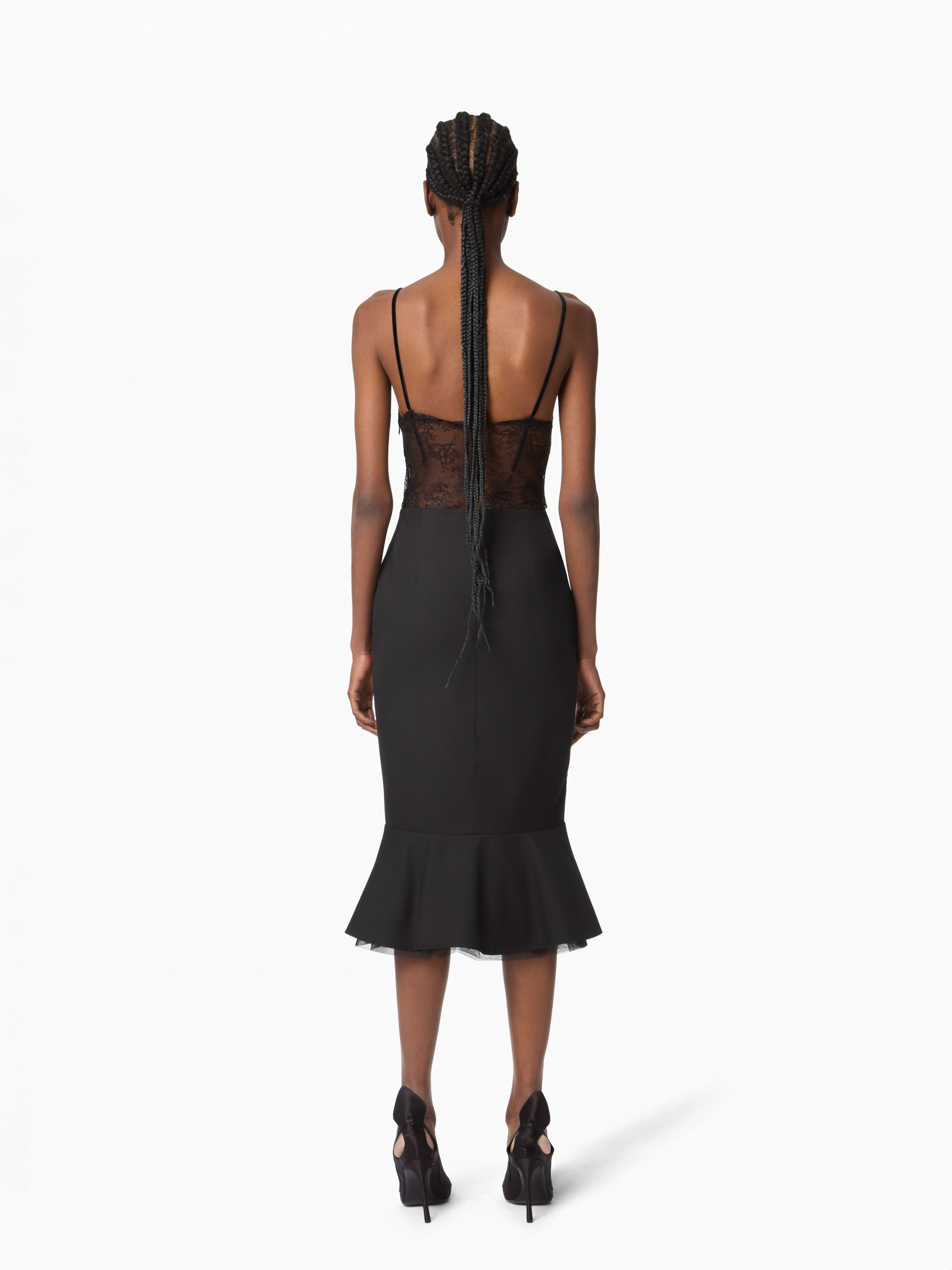 Midi Peplum Skirt - 4