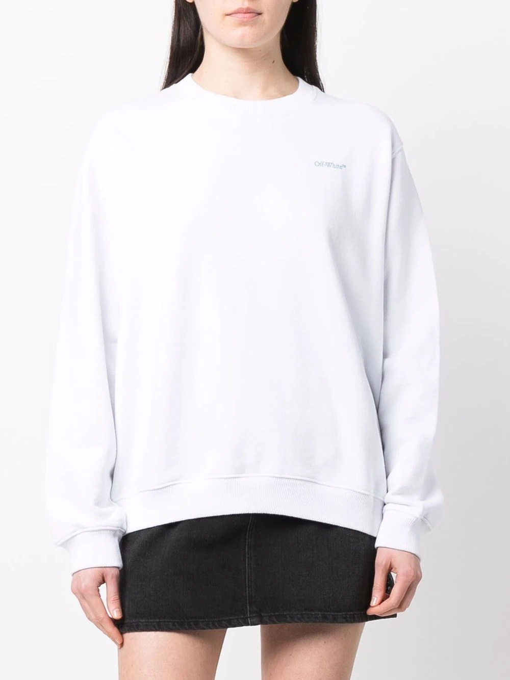 signature arrows print sweatshirt - 3