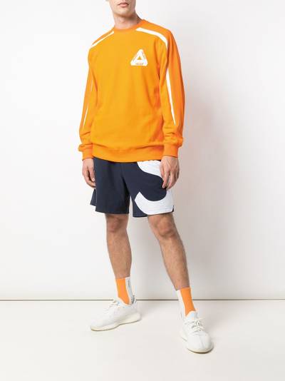 PALACE logo print sweatshirt outlook