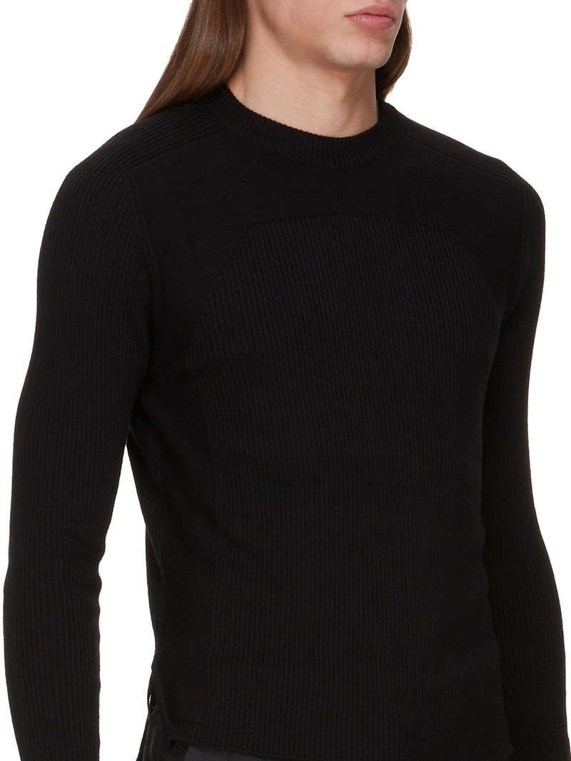 Black Concordians Ribbed Geo Sweater 4