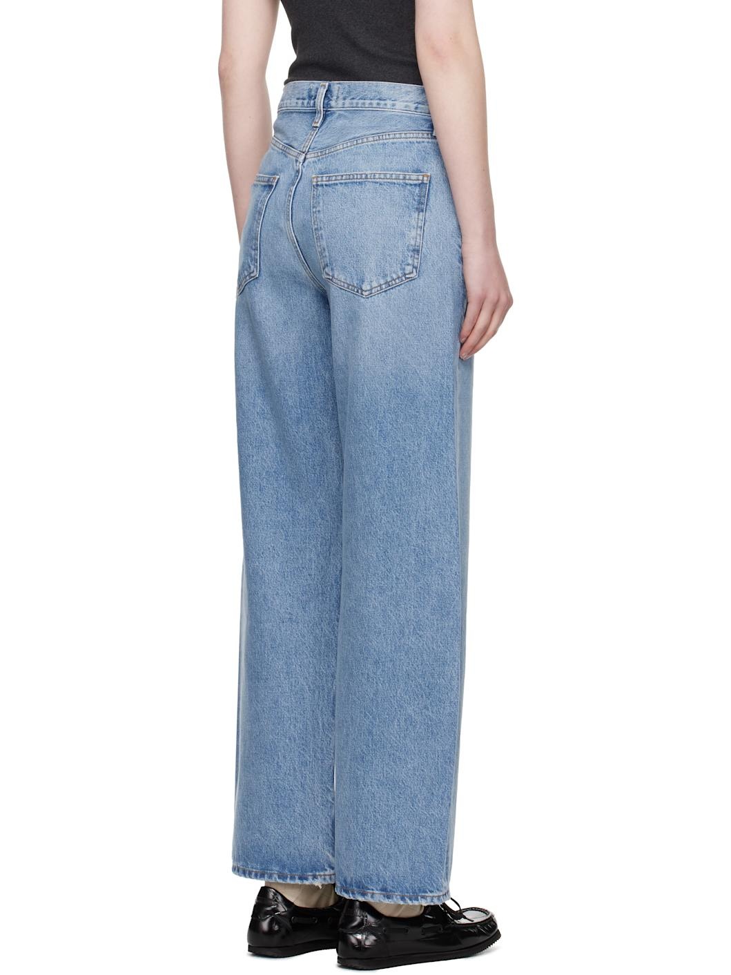 Blue Low Curve Jeans - 3