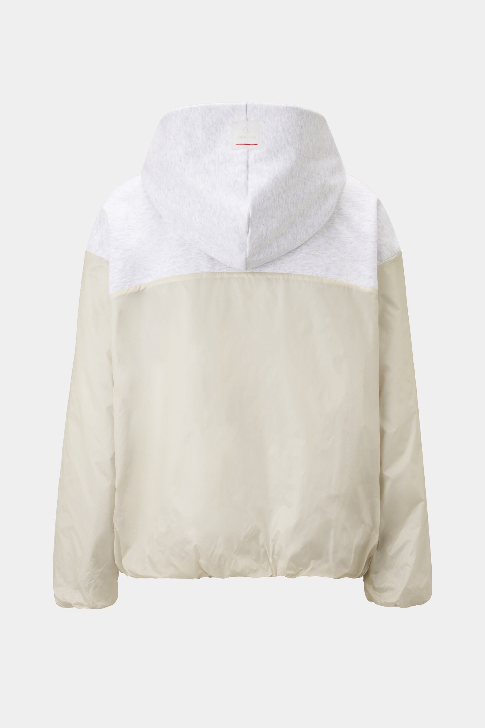 Elin hybrid jersey jacket in Sand/light gray - 8